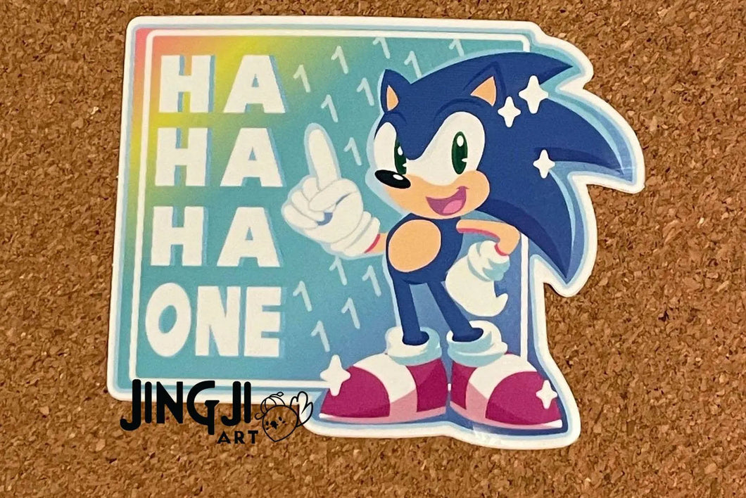 Ha ha Ha One Vinyl Sticker