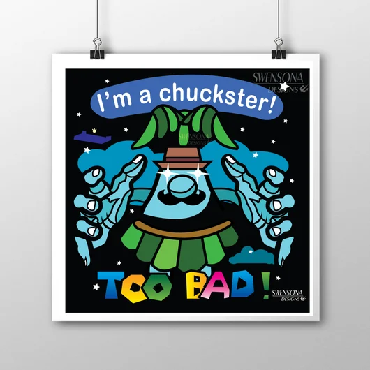 Chuckster Mini Print